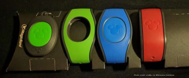 MagicBands. Photo credit: elisfkc via Wikimedia Commons