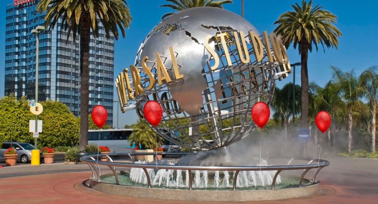 Entrance to Universal Studios Hollywood
