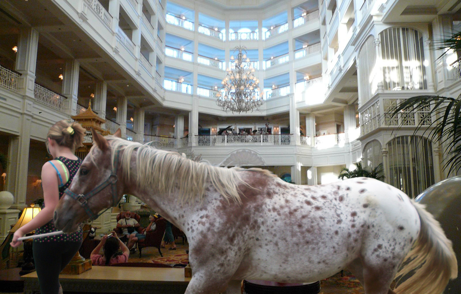 Original photo: Walt Disney Grand Floridian Resort Lobby by Michael Gray, via Flicker, Creative Commons Attribution-ShareAlike 2.0 (CC BY-SA 2.0); modified.