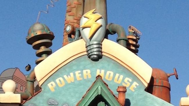 Toontown Power House at Disneyland Park, California.