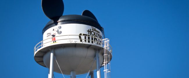 The on-again, off-again Earfful Tower at Disney's Hollywood Studios.