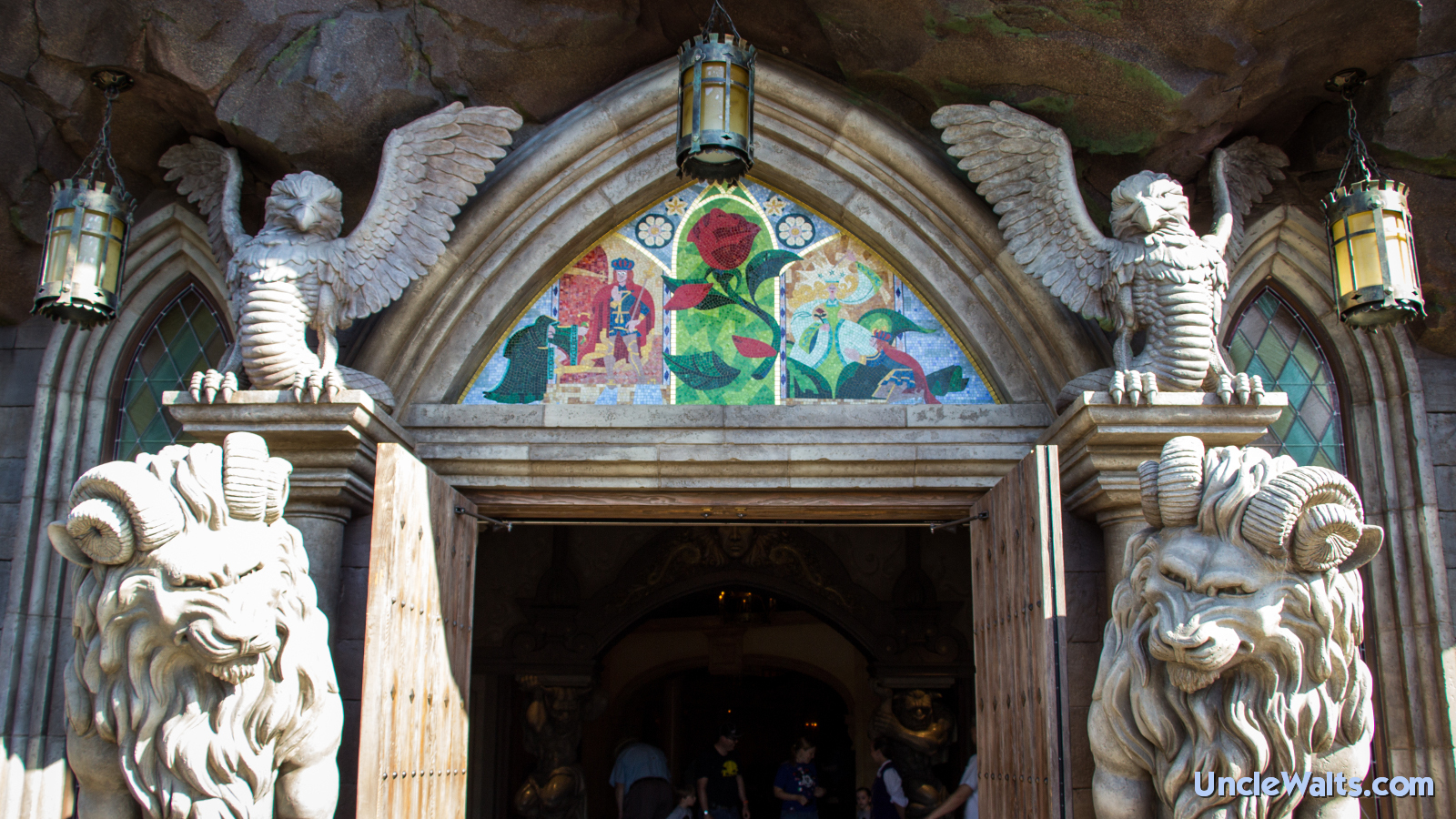 Be Our Guest Restaurant at Magic Kingdom. Photo by HarshLight [CC BY 2.0] via Wikimedia Commons.