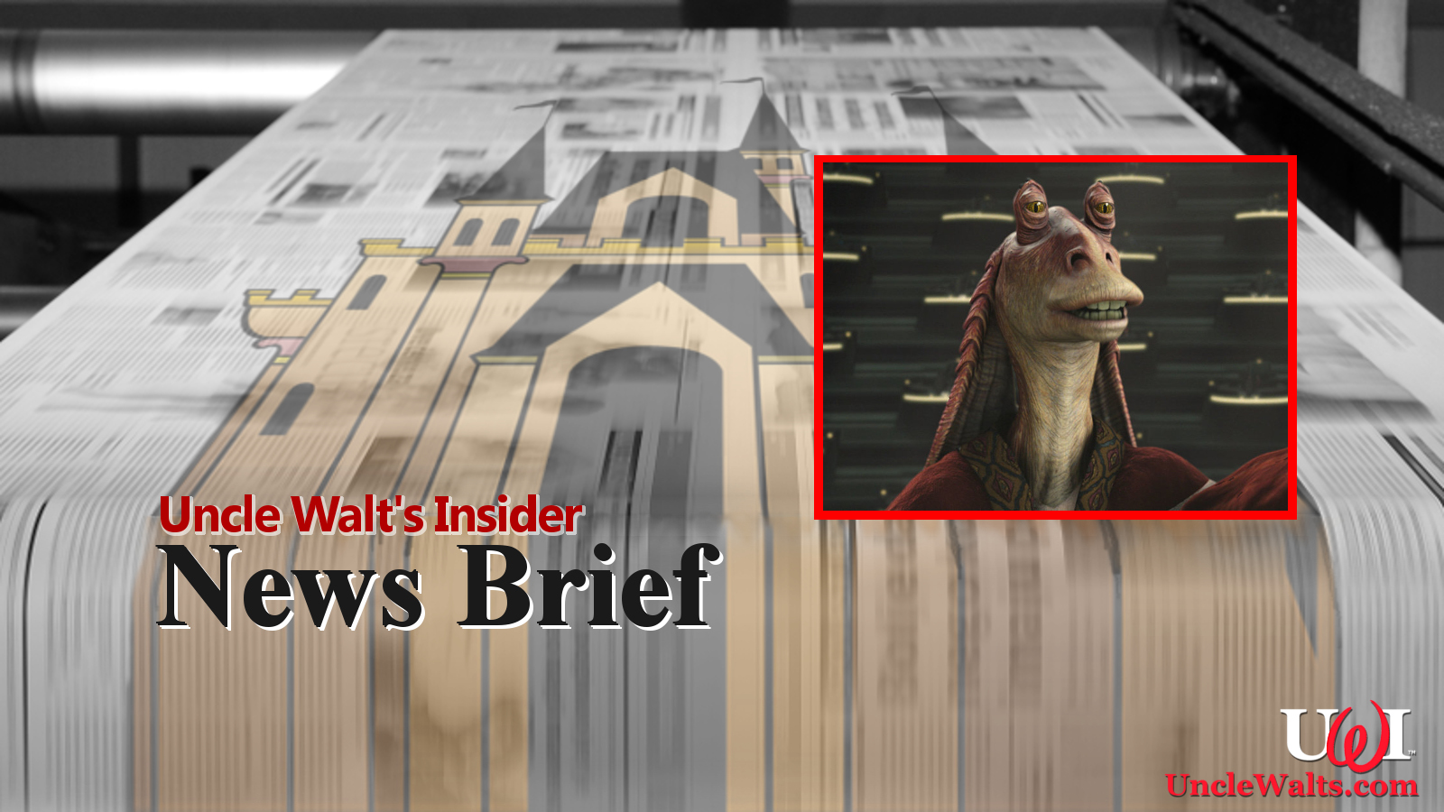 The Jar Jar attraction 'crushes' the former interactive turtle! Get it?