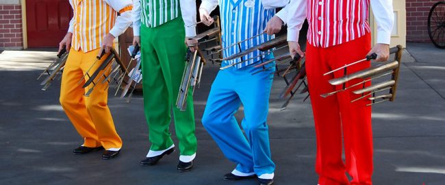 The mismatched socks of the Dapper Dans. Photo by Daniel Orth [CC BY-ND 2.0] via Flikr.