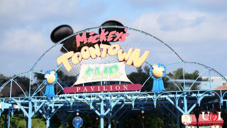 Artists conception of the new Epcot Toontown Pavilion.
