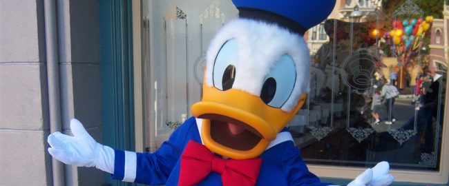 Accused perp Donald Duck. Photo by Loren Javier [CC BY-ND 2.0] via Flickr.