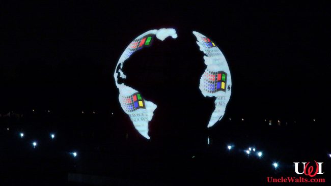 Illuminations: Windows on the World. Photo by I, Fredhsu [CC-BY-SA-3.0] via Wikimedia Commons & Abel Cheung [CC BY-SA 2.0] via Flickr.