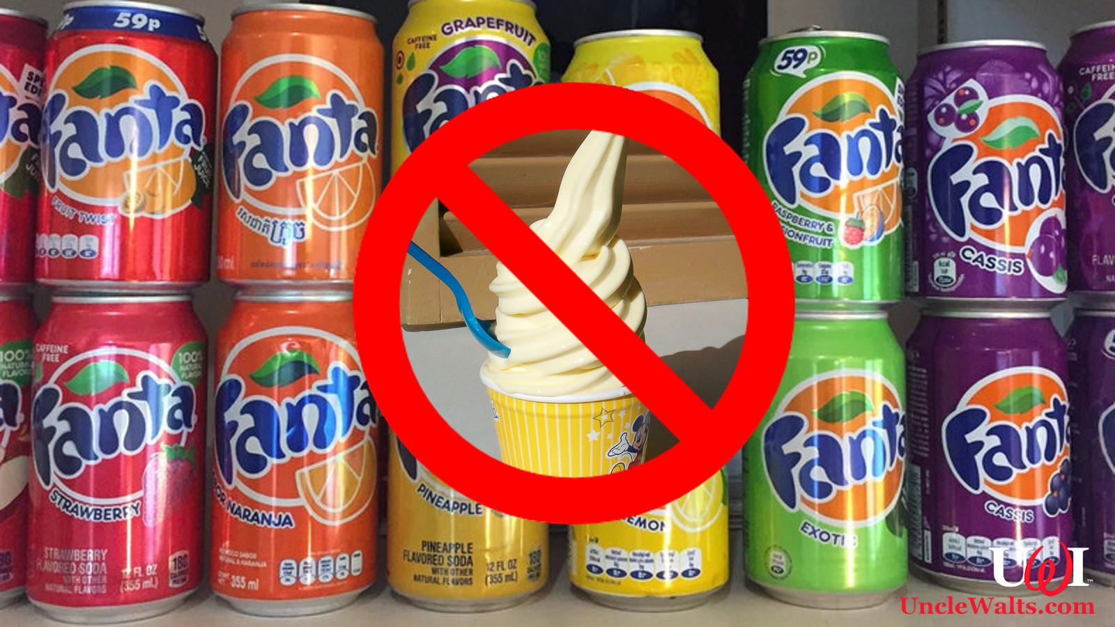Just some of the many new Fanta Whip flavors. Photo by anaythanay via Reddit and Sam Howzit [CC BY 2.0] via Flickr.