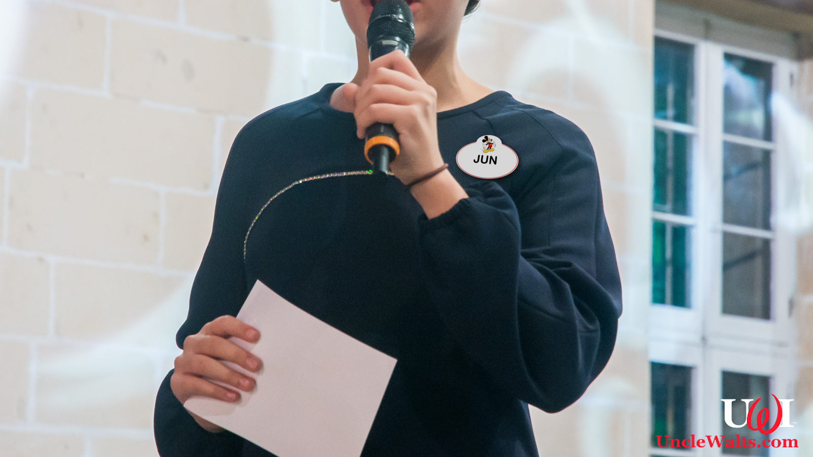 Poorly cropped photo of Jun Disney (no relation) by By Okras [CC BY-SA 4.0] via Wikimedia Commons, modified.