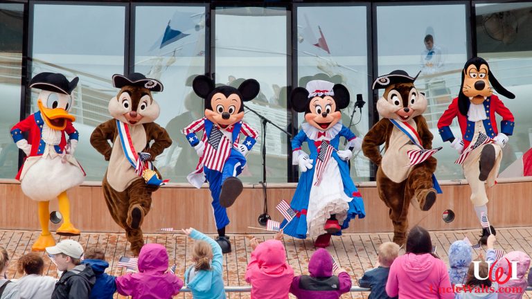 A patriotic tribute totally at Walt Disney World, really. Photo by Peter Lee [CC BY-NC 2.0] via Flickr.