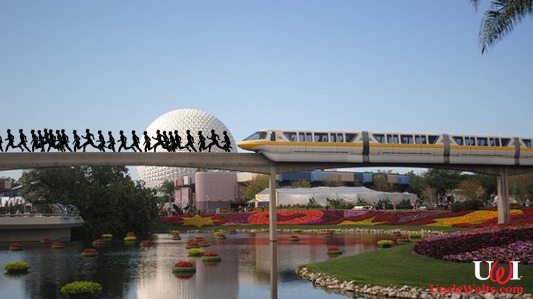 Artist's conception of the “RunDisney 11.9K at the Walt Disney World Resort & Spa Epcot Line on the resort’s Monorail Transportation System Epcot Loop." Photo courtesy TripAdvisor.