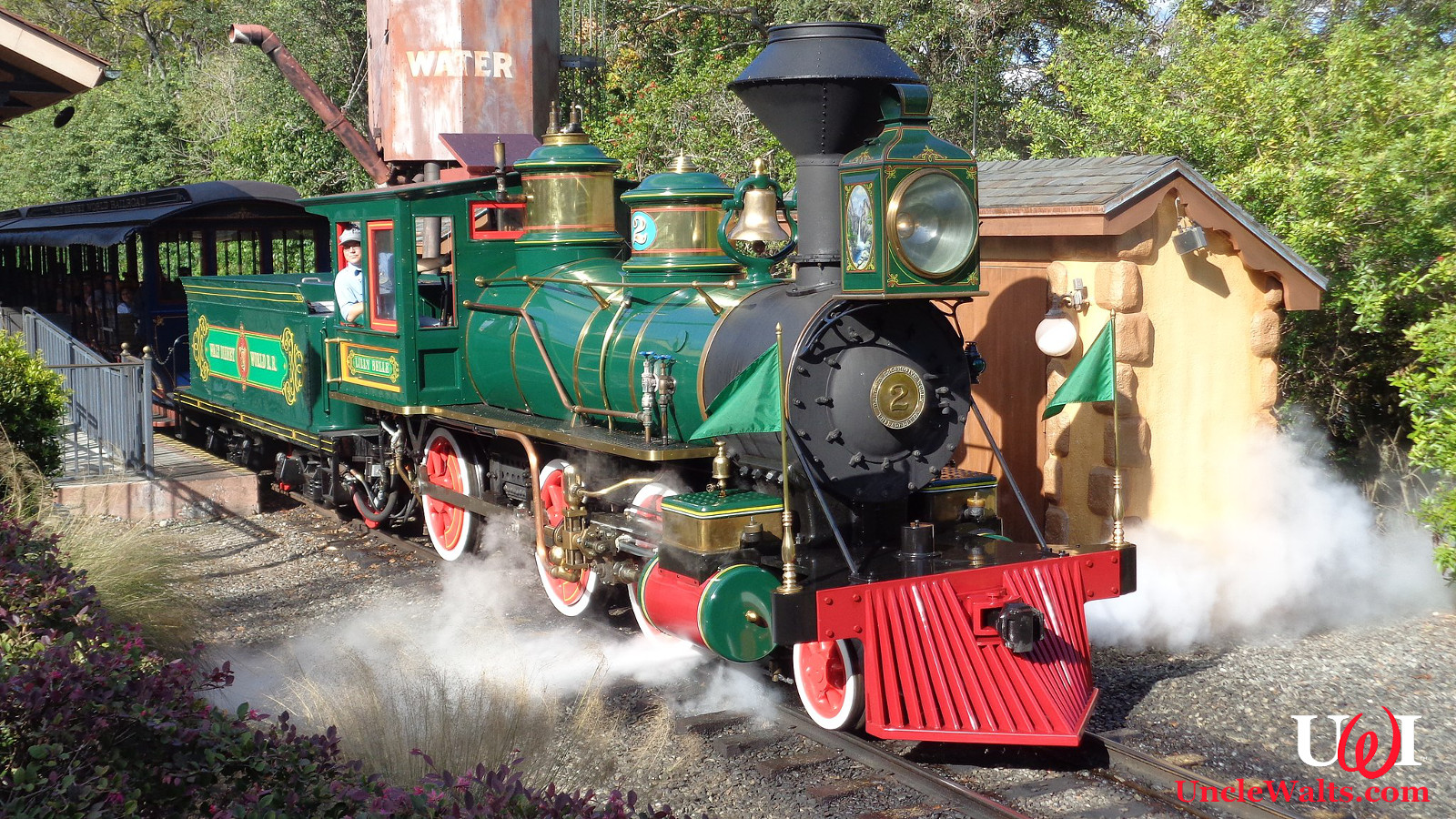 Walt Disney World Railroad to receive Tron overlay steam locomotive diagram 