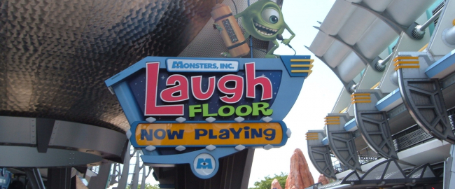 Monsters Inc. Laugh Floor at the Magic Kingdom Park. Photo by Michael Gray [CC BY-SA 2.0] via Flickr.