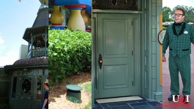 Disney's Go Away Green - building, speaker, Club 33 door, & Phil