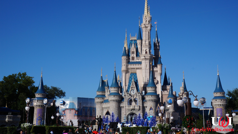Cinderella Castle (inflatable) at Walt Disney World's Magic Kingdom Park. Public domain, via Pixabay.