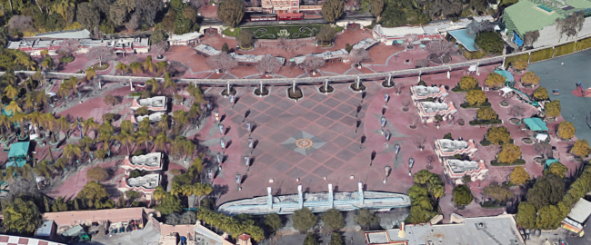Third Disneyland park location. Photo © 2018 Google Street View.