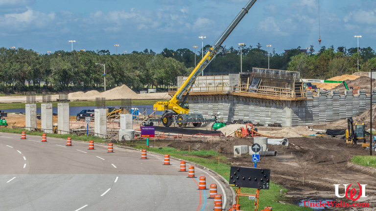 WDW "return routing" construction. Photo courtesy blogmickey.com.
