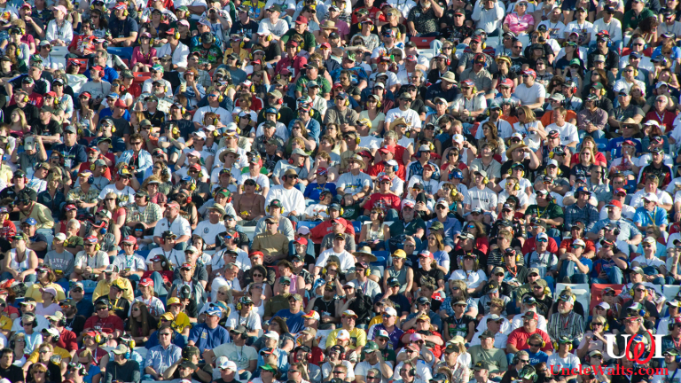 A day of light crowds on Main Street USA. Photo courtesy U.S. Air Force (www.af.mil).