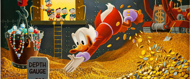 The world's 5th richest man, er, duck. Photo © Walt Disney Productions.