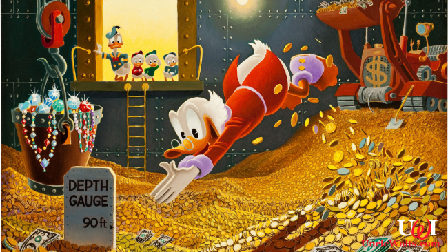 The world's 5th richest man, er, duck. Photo © Walt Disney Productions.