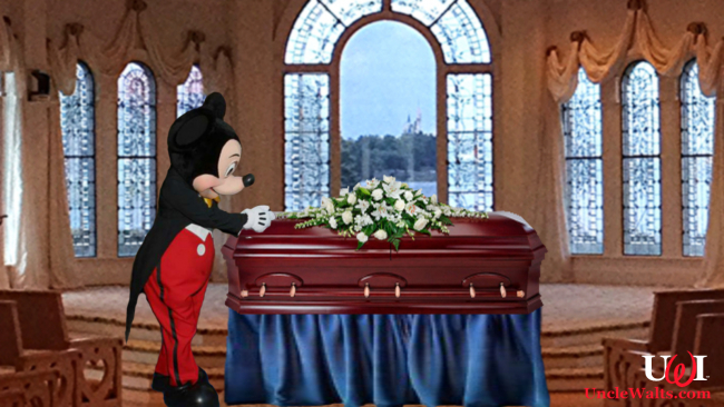 Now Mickey will cry over your dead body! Photo by Chad Sparkes [CC BY 2.0] via Flickr, modified.