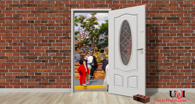 Disneyland's back door. Maybe. Photo from Pixabay. Kind of.
