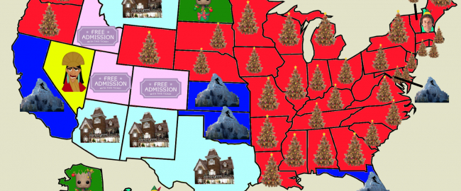Favorite Disney holiday traditions by state!