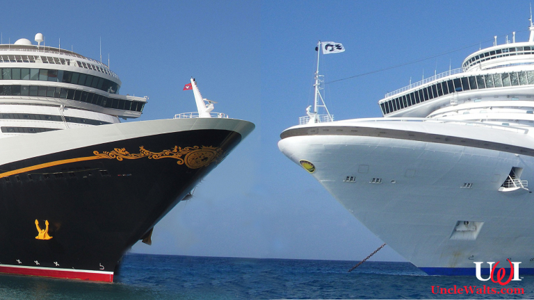 The Disney Princess and the Disney Princess. Photos by Chad Sparkes [CC BY 2.0] via Flickr & [CC0] via MaxPixel.