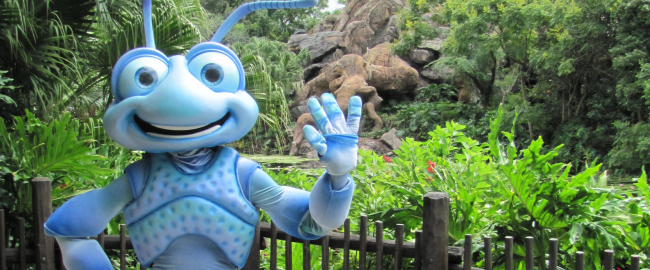 A Bug's Life's Flik, using an image ironically from Flickr. Photo by Loren Javier [CC BY-ND 2.0] via Flik-r.