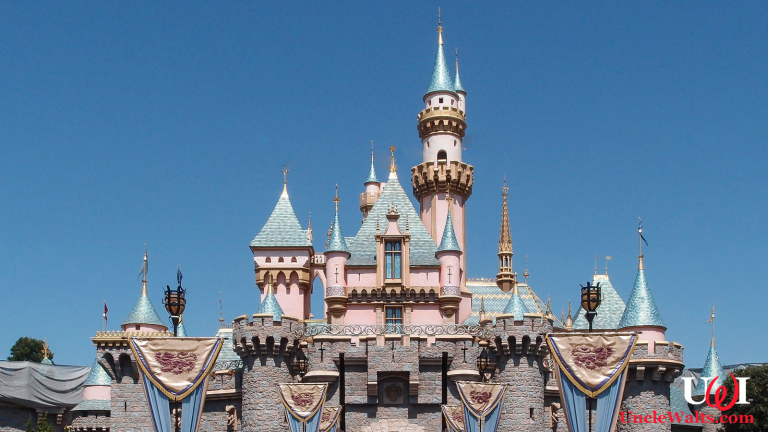Sleeping Beauty Castle, after non-existent "refurbishment." Photo by Tuxyso / Wikimedia Commons.