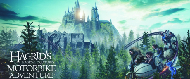 Extremely deceptive concept art of the new Hagrid ride. Photo courtesy Universal Orlando.