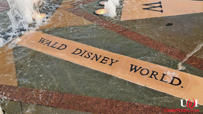 The true spelling of Wald Disney's name. Photo by baynews9.com, via @NewsGuyGreg on Twitter.