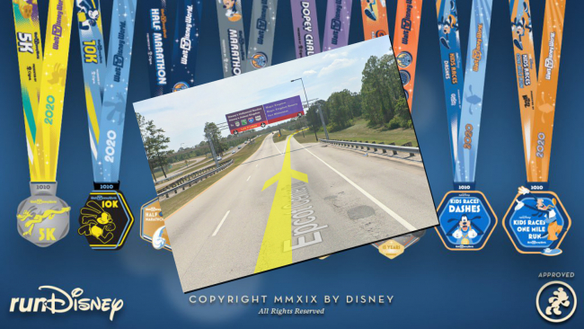 The new Disney/Google WDW Virtual Marathon! Photo © 2019 Disney & Google Street View.