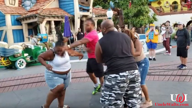 The first meeting of the Disneyland Fight Club. Photo from YouTube. Everywhere on YouTube.
