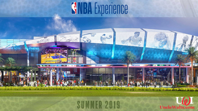 Artist's concept of the extremely exclusive NBA Experience. Photo © Disney.