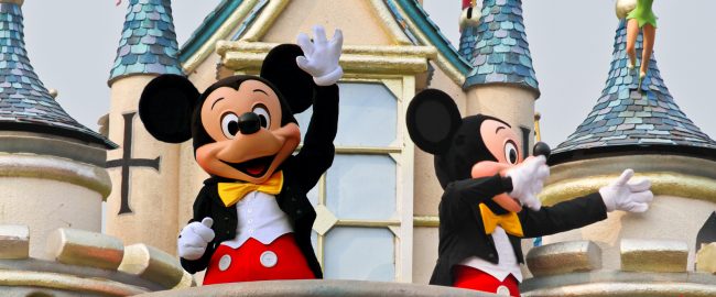 Multiple Mickeys in each Disney theme park! Photo via DepositPhotos.