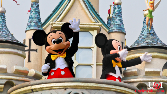 Multiple Mickeys in each Disney theme park! Photo via DepositPhotos.
