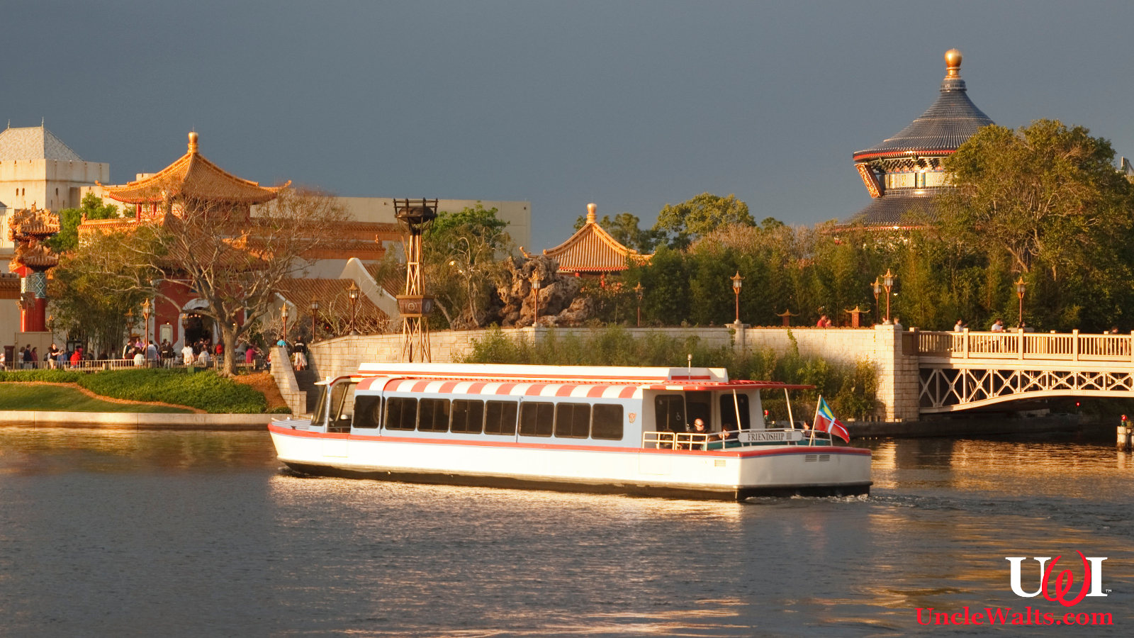 A newly Bahamian-registered Friendship boat at Epcot. Photo via DepositPhotos.