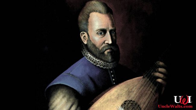 16th Century composer John Dowland, still scowling after his Disneyland ejection. Image courtesy lanazione.it.