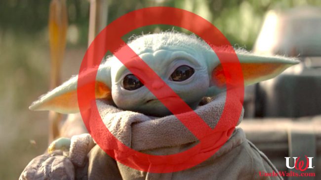 Farewell, Baby Yoda. We barely knew ye. Photo © 2019 Disney.