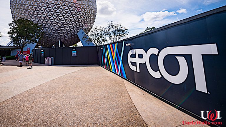 Just one of the many exciting construction walls this tour will cover! Photo by Disney Tourist Blog, used by permission.