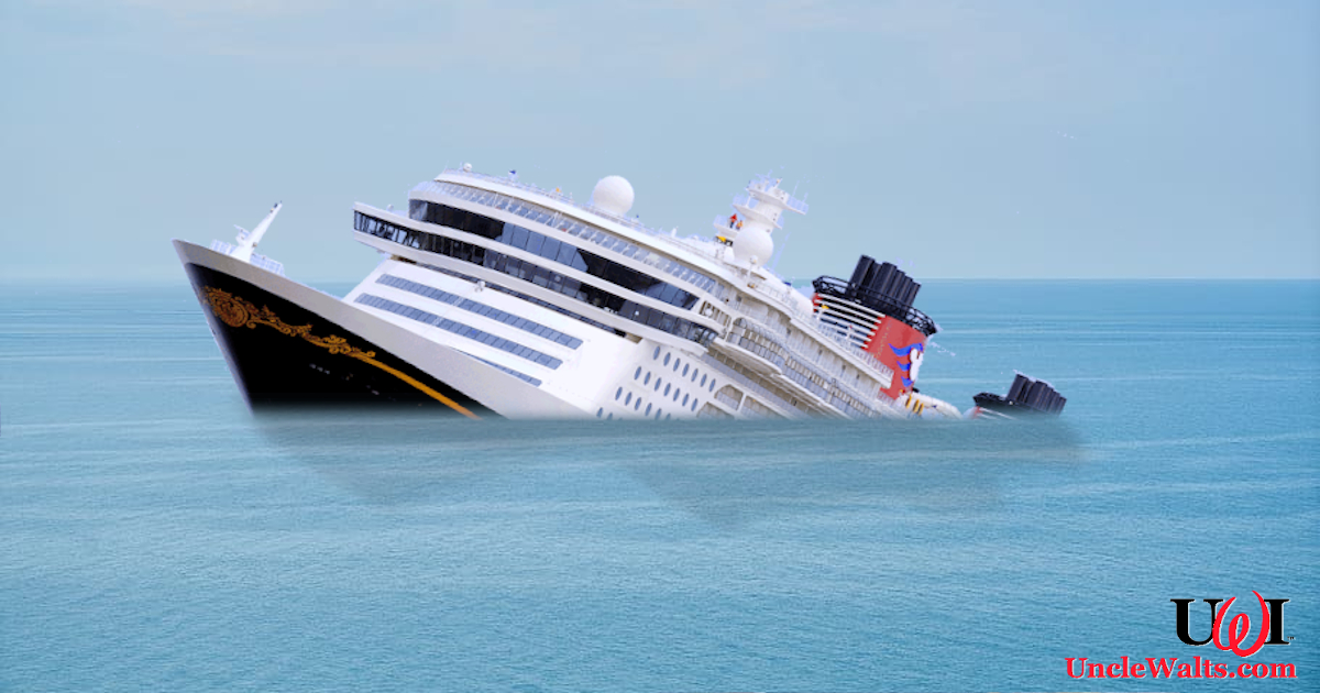 has a disney cruise ship ever sunk