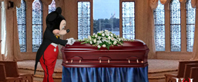 Now Mickey will cry over your dead body! Photo by Chad Sparkes [CC BY 2.0] via Flickr, modified.