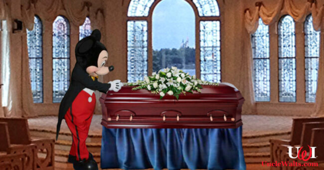 Now Mickey will cry over your dead body! Photo by Chad Sparkes [CC BY 2.0] via Flickr, modified.