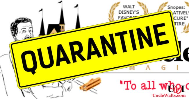 We're already sick... of each other. Quarantine sign [CC0] via Pixabay.