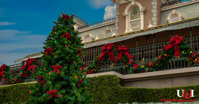 What Walt Disney World used to look like at Christmas time. Stock photo from DepositPhotos.