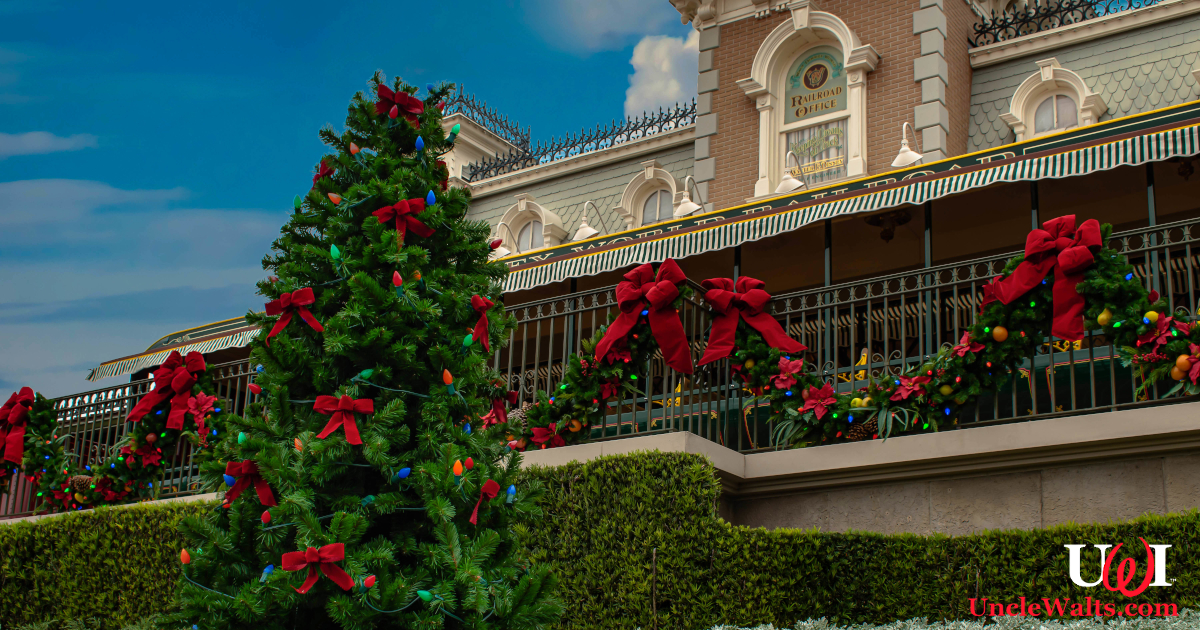 What Walt Disney World used to look like at Christmas time. Stock photo from DepositPhotos.