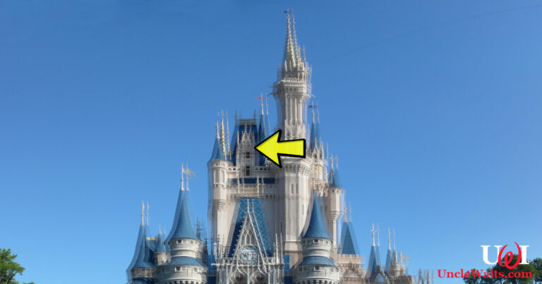 Cinderella Castle, moved two inches to the left. Photo by Flickr user: Michael Gray Wantagh [CC BY-SA 2.0] via Wikimedia.