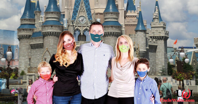 New spray-on painted face masks at Walt Disney World. Photo [CC0] courtesy of pxhere.com & pxfuel.com.