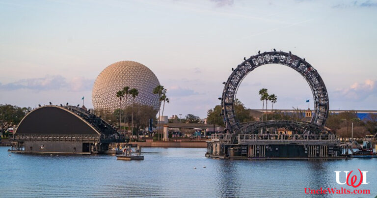 Disney's "Harmonious" weather-control devices. Photo courtesy of DisneyTouristBlog.com, used by permission.